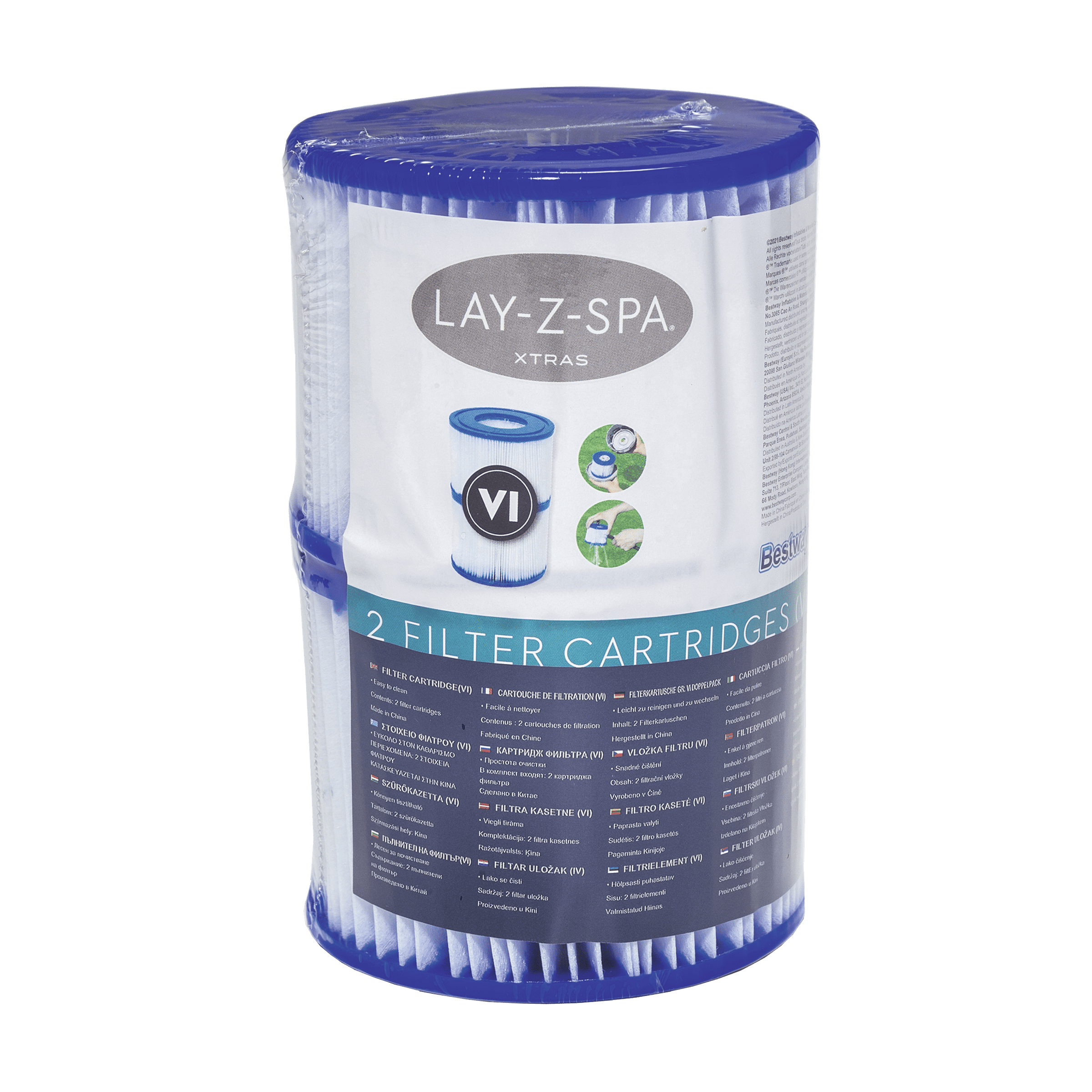 SET OF 2 CARTRIDGE FILTERS FOR SPA POOLS