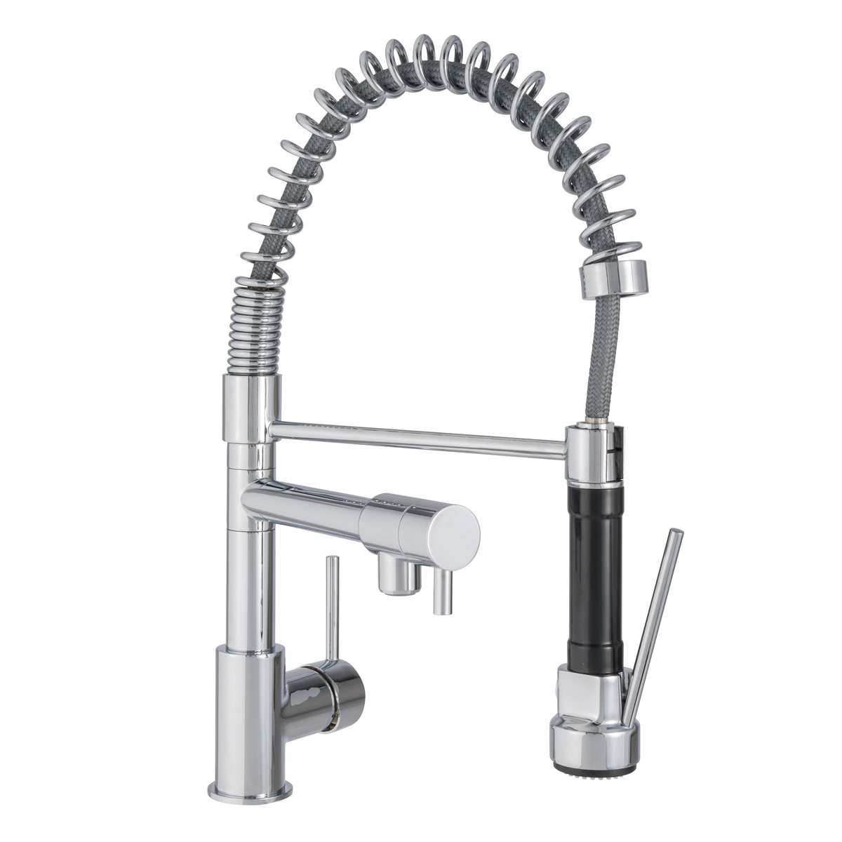 CANDY/ALAIN SPRING-LOADED SINK MIXER WITH CHROME HAND SHOWER