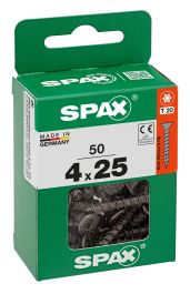 SPAX TSP T-STAR PLUS BLACKS 4X25 M 50 PCS