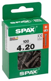 SPAX TSP T-STAR PLUS BLACKS 4X20 M 100 PCS