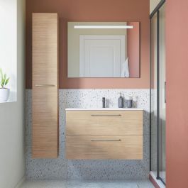 BASE MOBILE REMIX 90 2 CASSETTI ROVERE NOVERE NATURALE