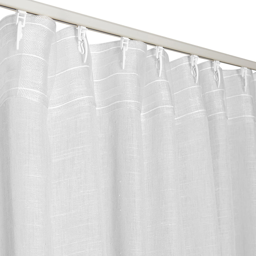Bricocenter CAMBRIA WHITE FILTER CURTAIN 200X280CM WITH WEBBING AND CONCEALED LOOP