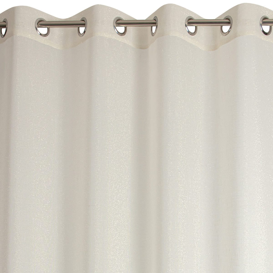 Bricocenter HARLANA CREAM FILTER CURTAIN 140X280 CM WITH EYELETS