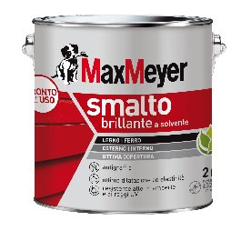 SOLVENT ENAMEL BRIGHT BLACK R9005 MM 2 LT