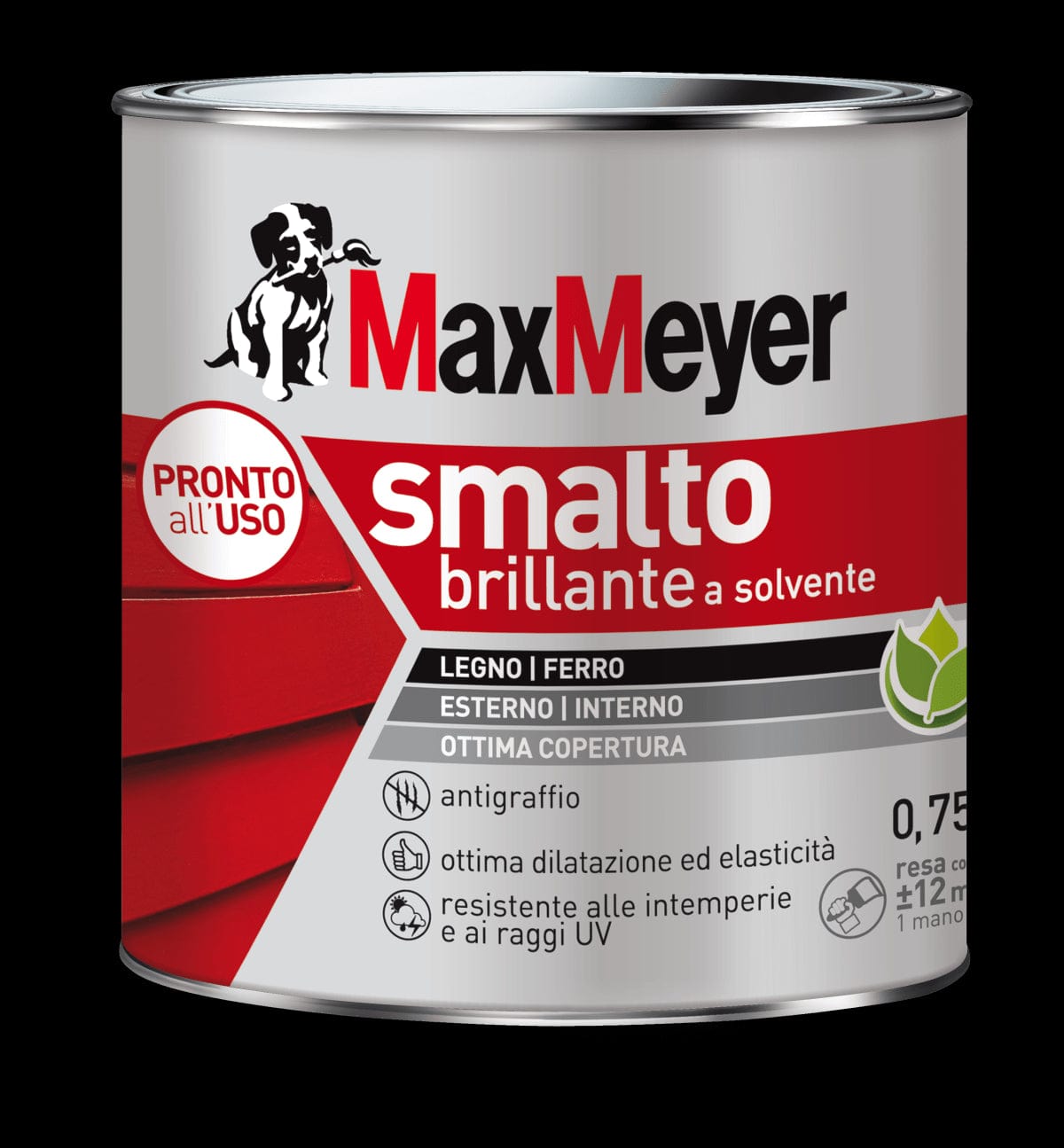 Bricocenter SMALTO SOLVENTE MARRONE BRILLANTE R8016 MM 750ML