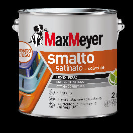 SATIN WHITE SOLVENT ENAMEL R9010 MM 2 LT