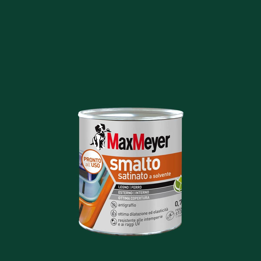 Bricocenter R6005 MM SATIN MOSS SOLVENT ENAMEL 750ML
