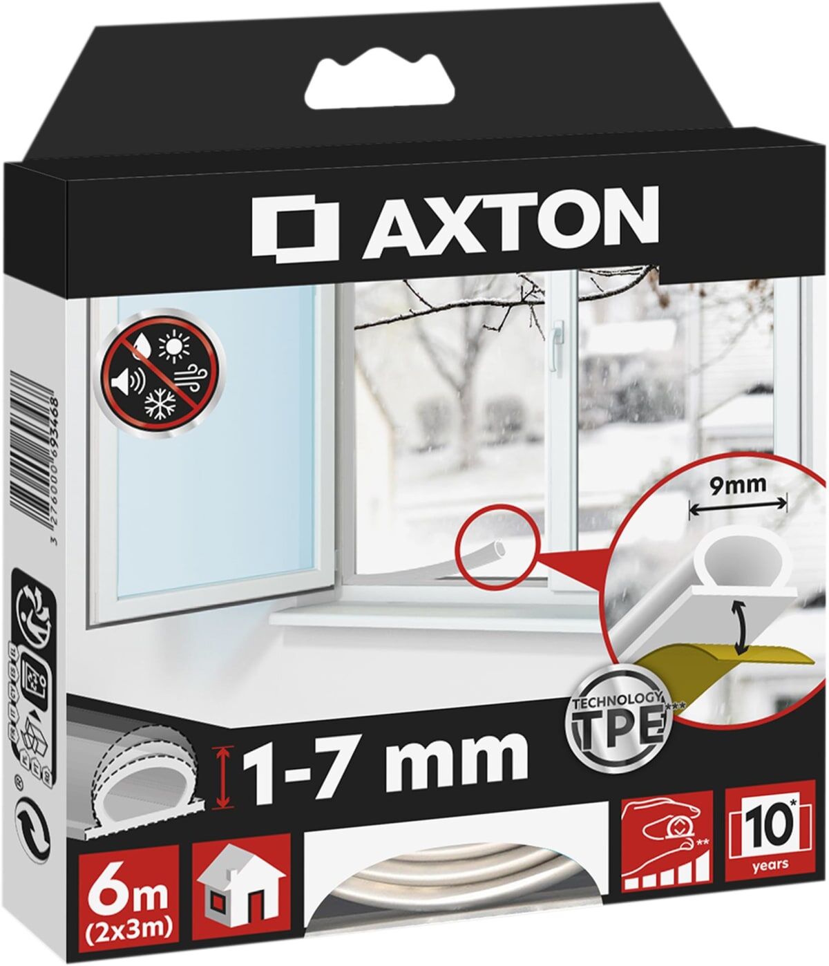 GUARNIZIONE SUPERIOR DOOR AND WINDOW SEAL BI