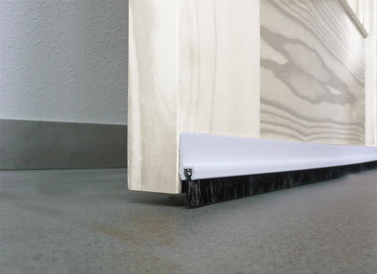 ADHESIVE DOOR BOTTOM DRAFT SHIELD WITH SPA