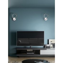 WALL LIGHT RACHEL ALUMINIUM BLACK 13X30CM LED 12W CCT