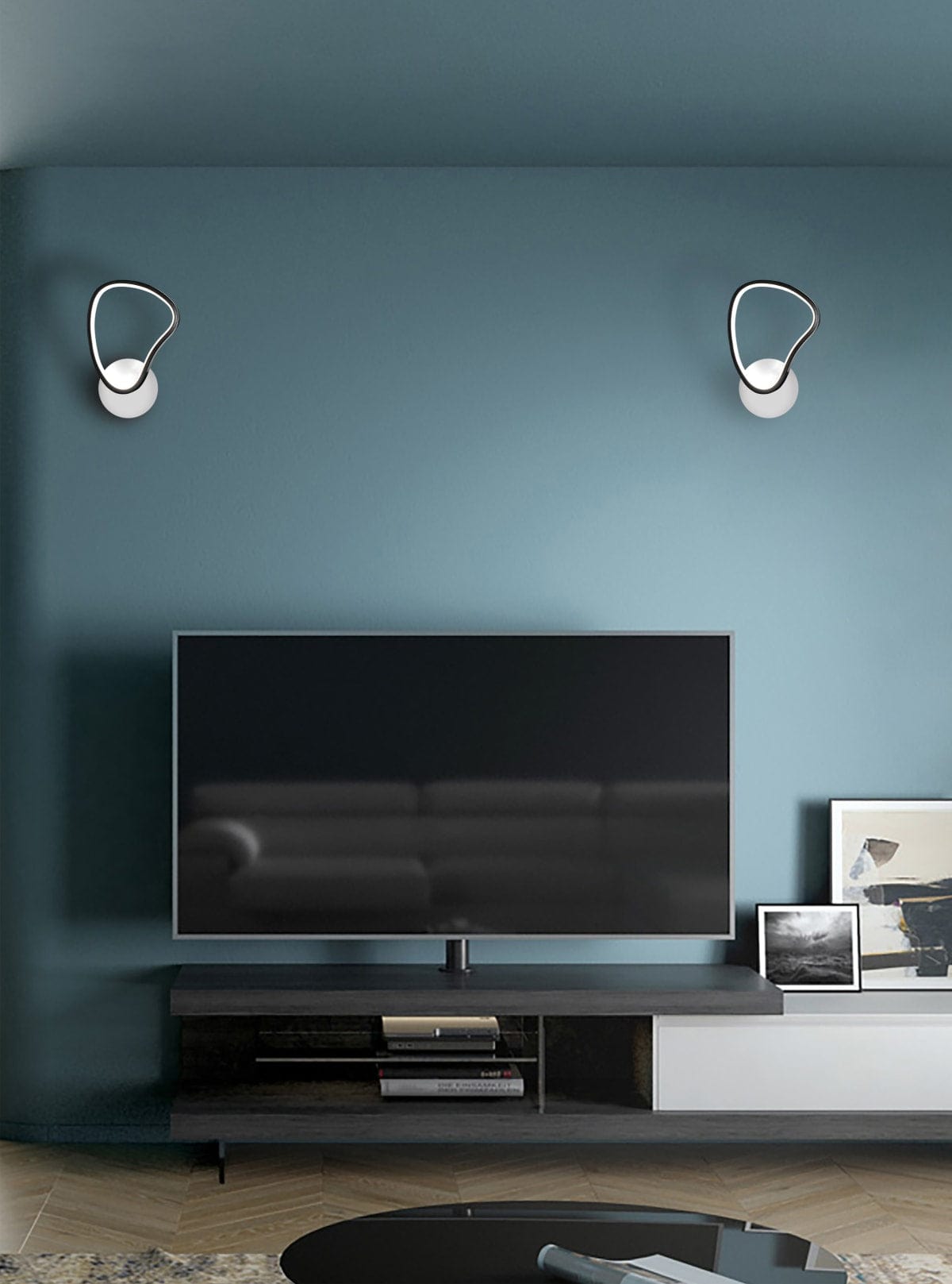 Bricocenter WALL LIGHT RACHEL ALUMINIUM BLACK 13X30CM LED 12W CCT