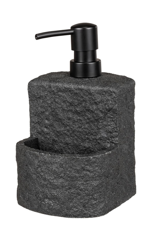 Bricocenter FESTIVAL STONE BLACK FESTIVAL DISHWASHING LIQUID DISPENSER