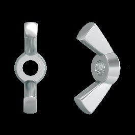 4 WING NUT STAINLESS STEEL A46