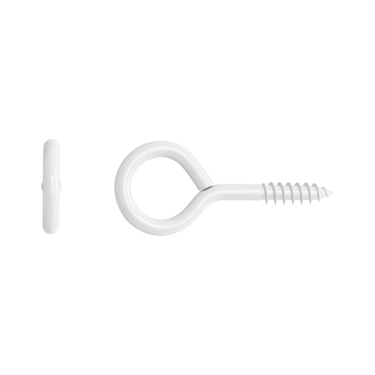 4 SCREW EYE PLASTIC-COATED STEEL B