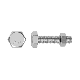 8 STAINLESS STEEL HEX HEAD BOLT A46X40