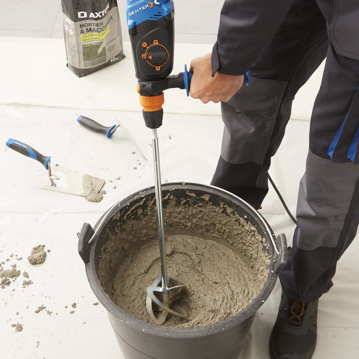 Bricocenter DEXTER WHIP H500MM D100MM FOR HIGH VISCOSITY SDS PLUS ATTACHMENT