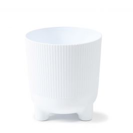 EOLO VASE W/PODS CM 14 H 15.3 WHITE