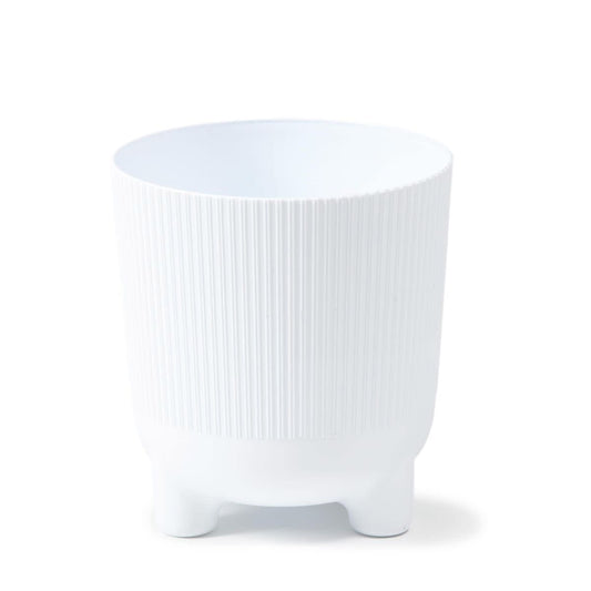 Bricocenter VASO EOLO C/PIEDINI CM 18 H 19,5 BIANCO