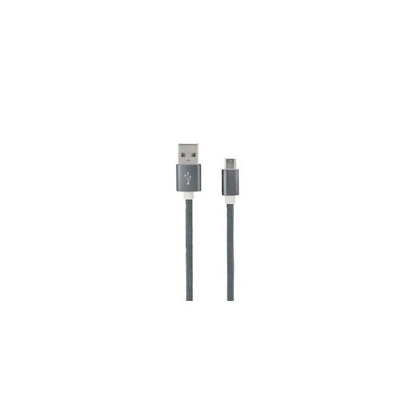NYLON USB Cable MALE/MICRO-USB MALE 1.0M