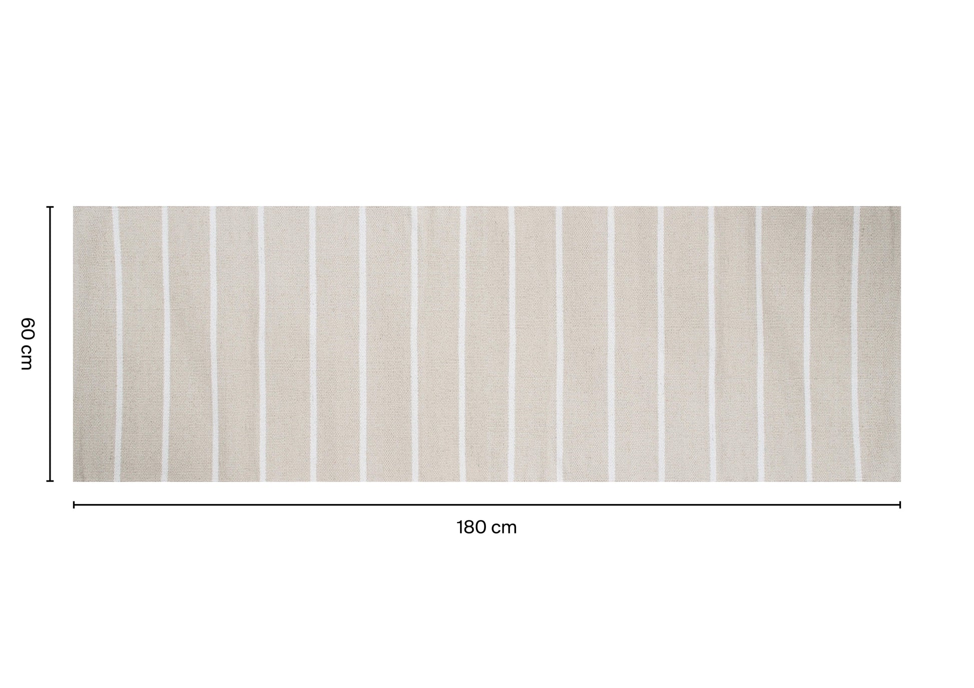 Bricocenter RIVIERA MAT BEIGE 60X180CM COTTON