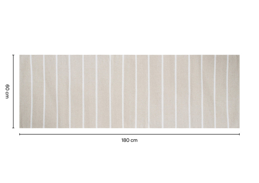 Bricocenter RIVIERA MAT BEIGE 60X180CM COTTON