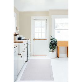 LIGHT GREY PLAIN MAT 50X80CM COTTON