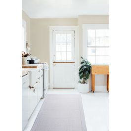 LIGHT GREY PLAIN MAT 60X200CM COTTON