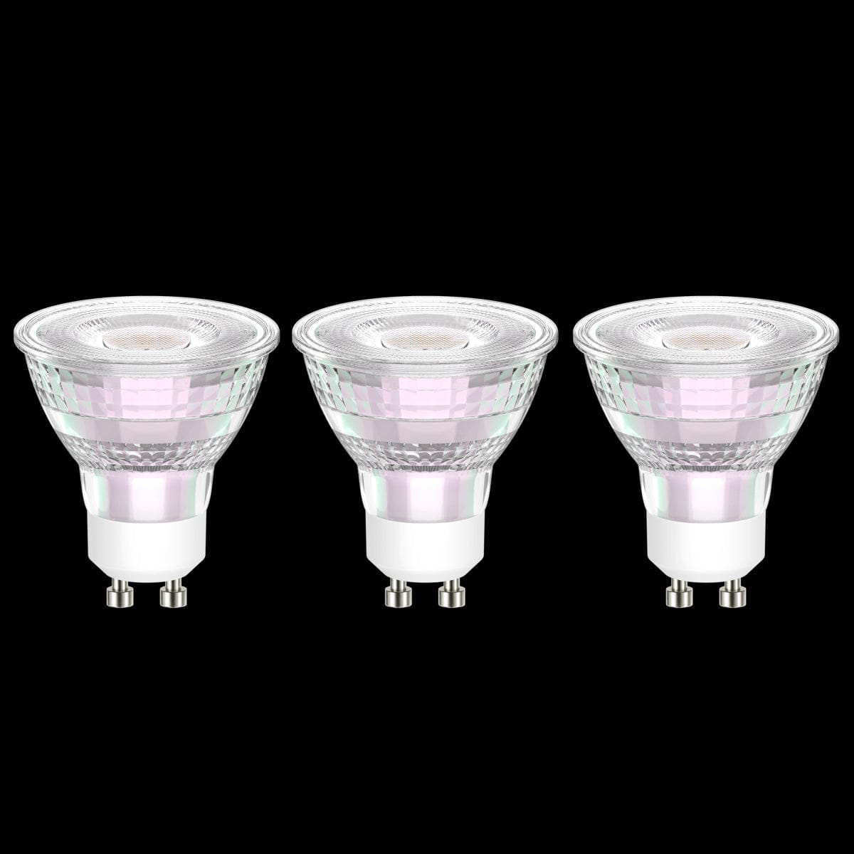 Bricocenter 3 LED BULBS GU10 50W CLEAR NATURAL LIGHT