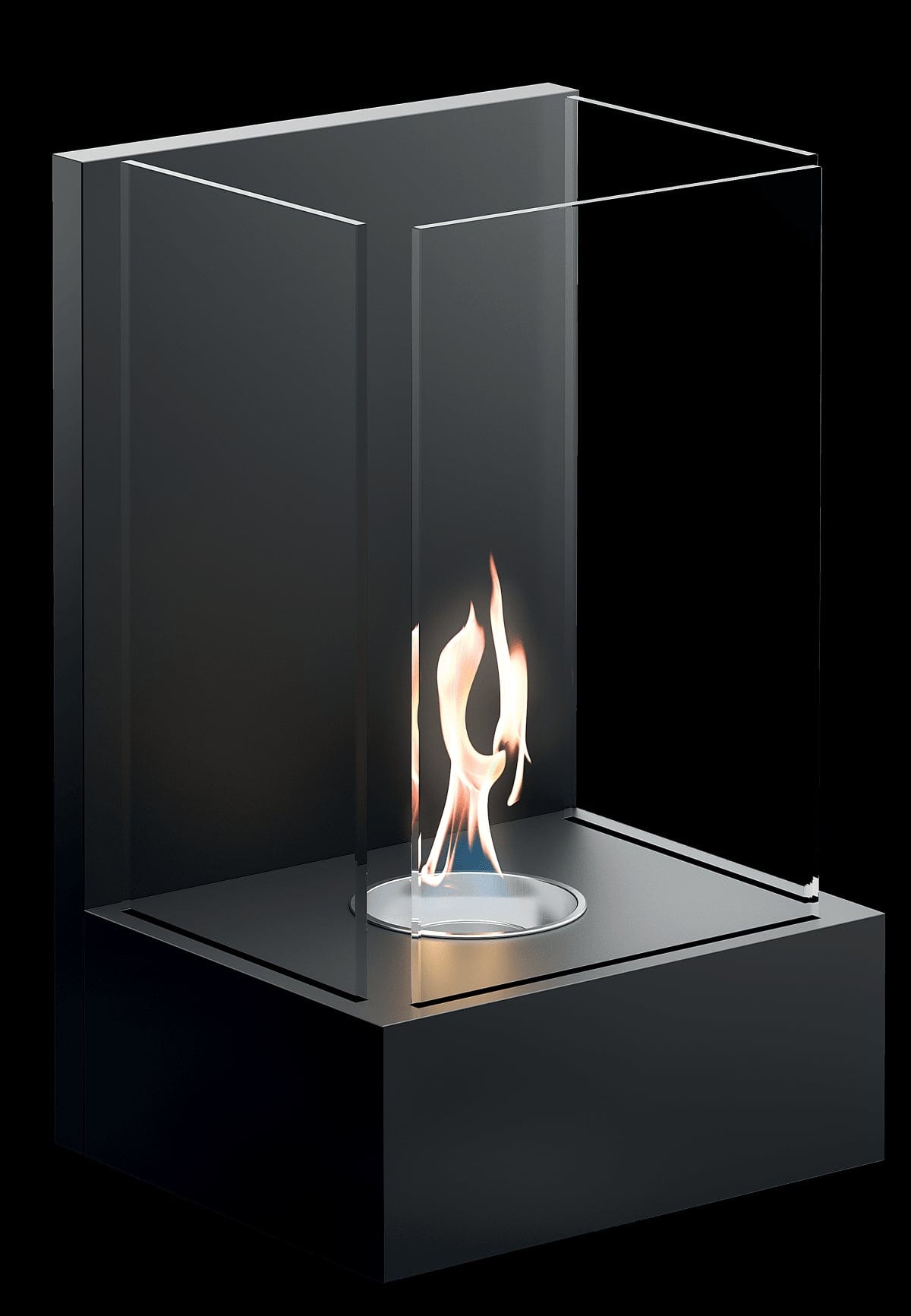Bricocenter ALTEA BLACK WALL/TABLE BIOFIREPLACE