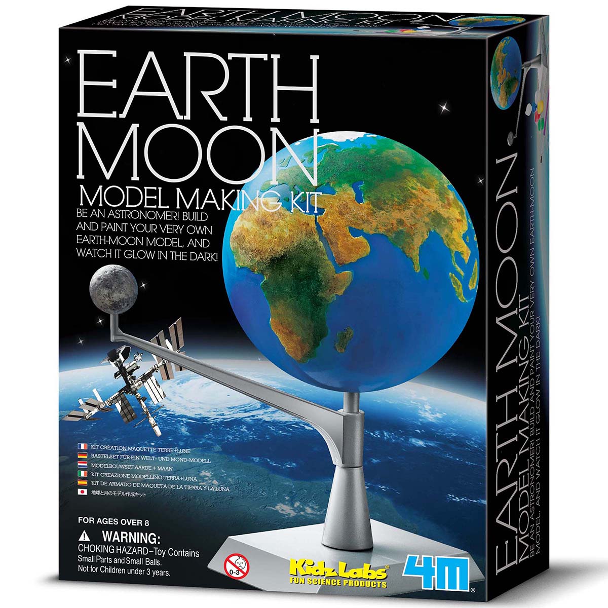 Earth and moon plastic kit