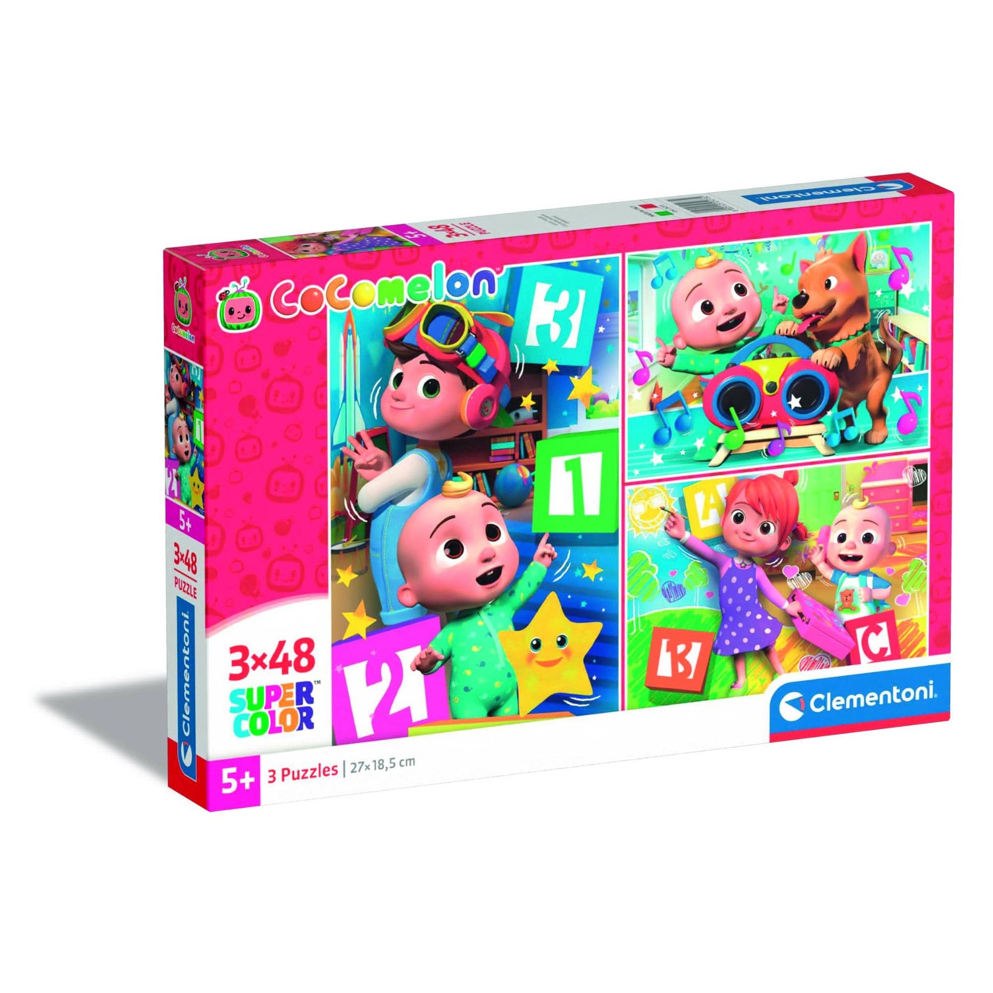 Toys 3 48 Piece Puzzles - Cocomelon