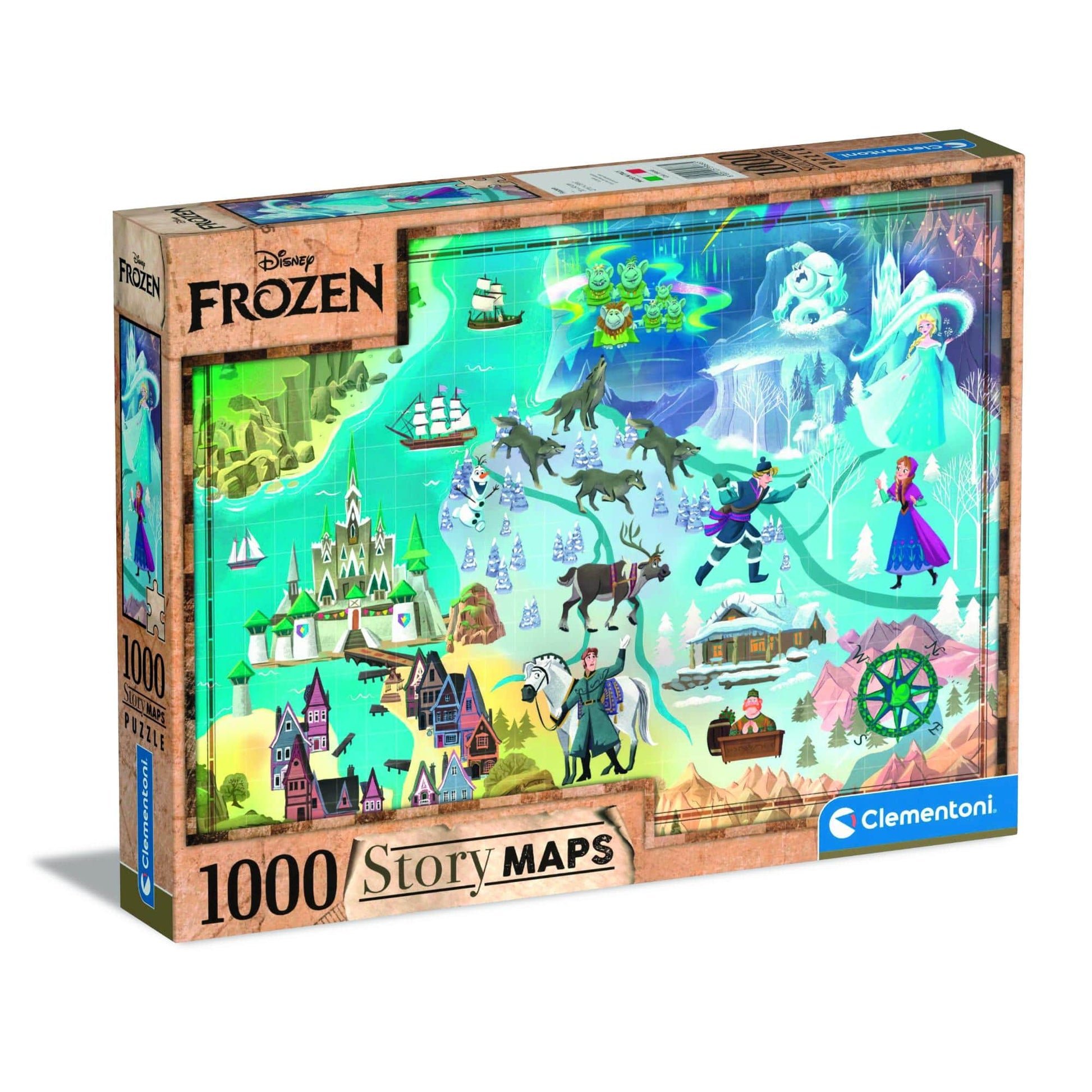 Toys Puzzle da 1000 Pezzi Story Maps - Frozen