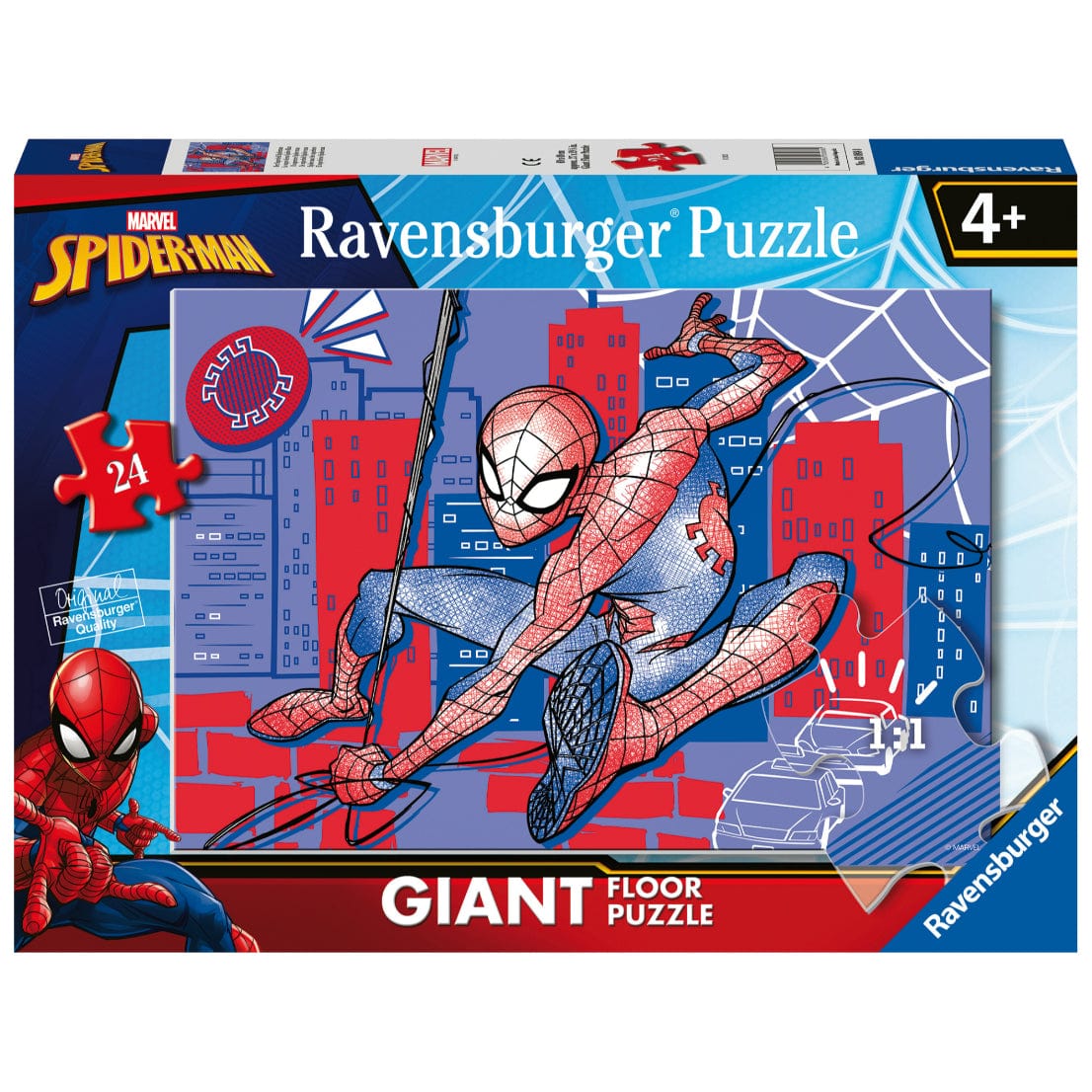 Toys 24 Piece Giant Floor Puzzle - Spiderman