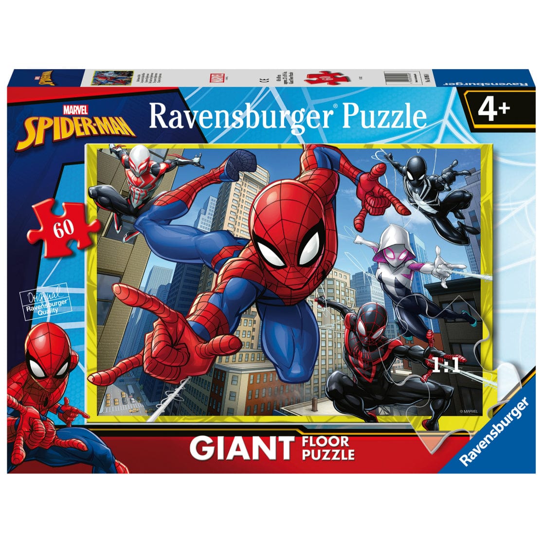 Toys 60 Piece Giant Floor Puzzle - Spiderman