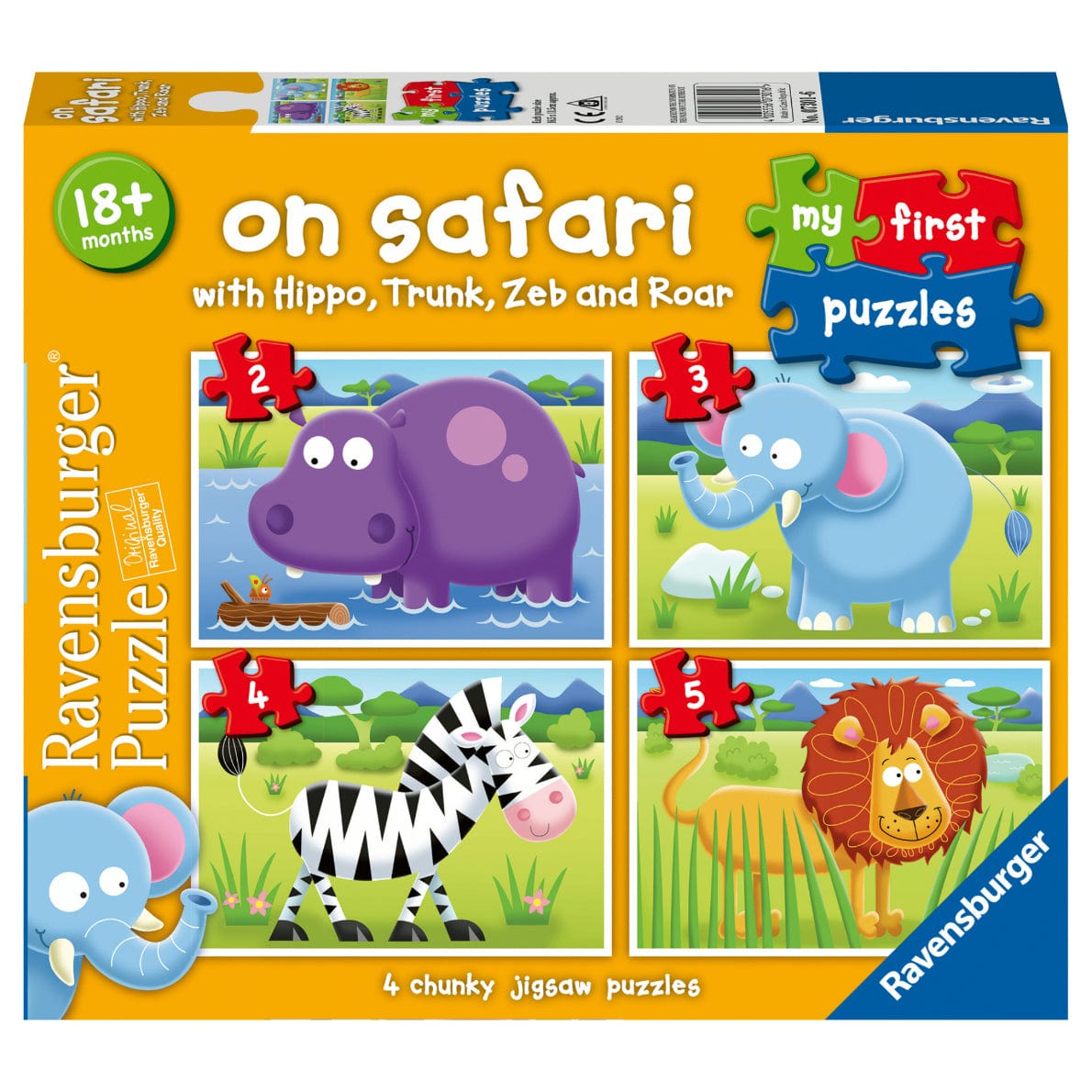 Toys My First Puzzles: Puzzle 4 in 1 - Safari