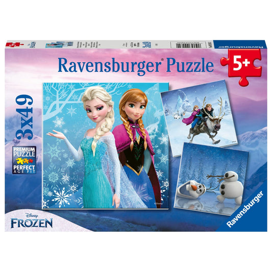 Toys 3 49 Piece Puzzles - Frozen: Adventures in the Ice Kingdom