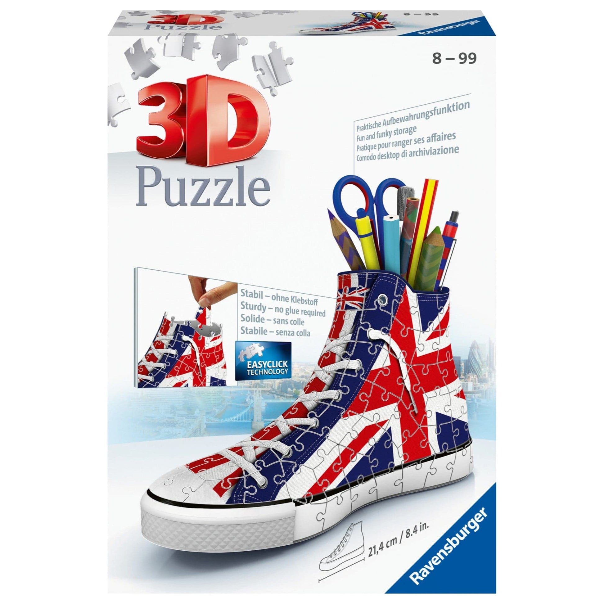 Toys Puzzle 3D da 108 Pezzi - Sneaker Union Jack