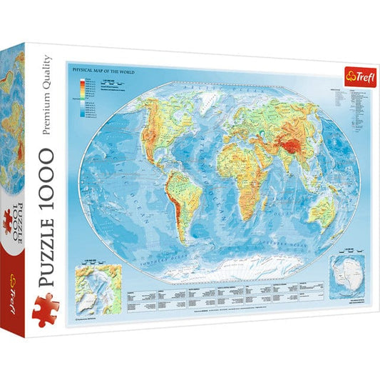 Toys Puzzle da 1000 Pezzi - Physical Map of The World