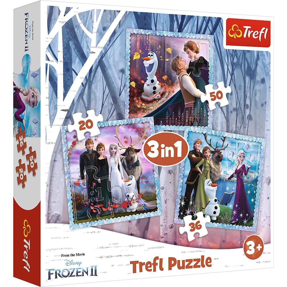 Toys 3 Puzzle in 1 - Frozen II