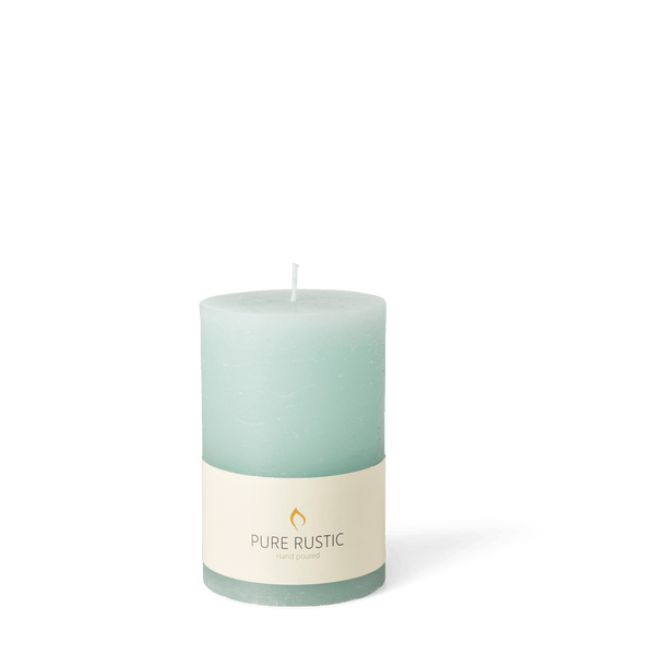 RUSTIC CANDLE SEAFOAM 8X12