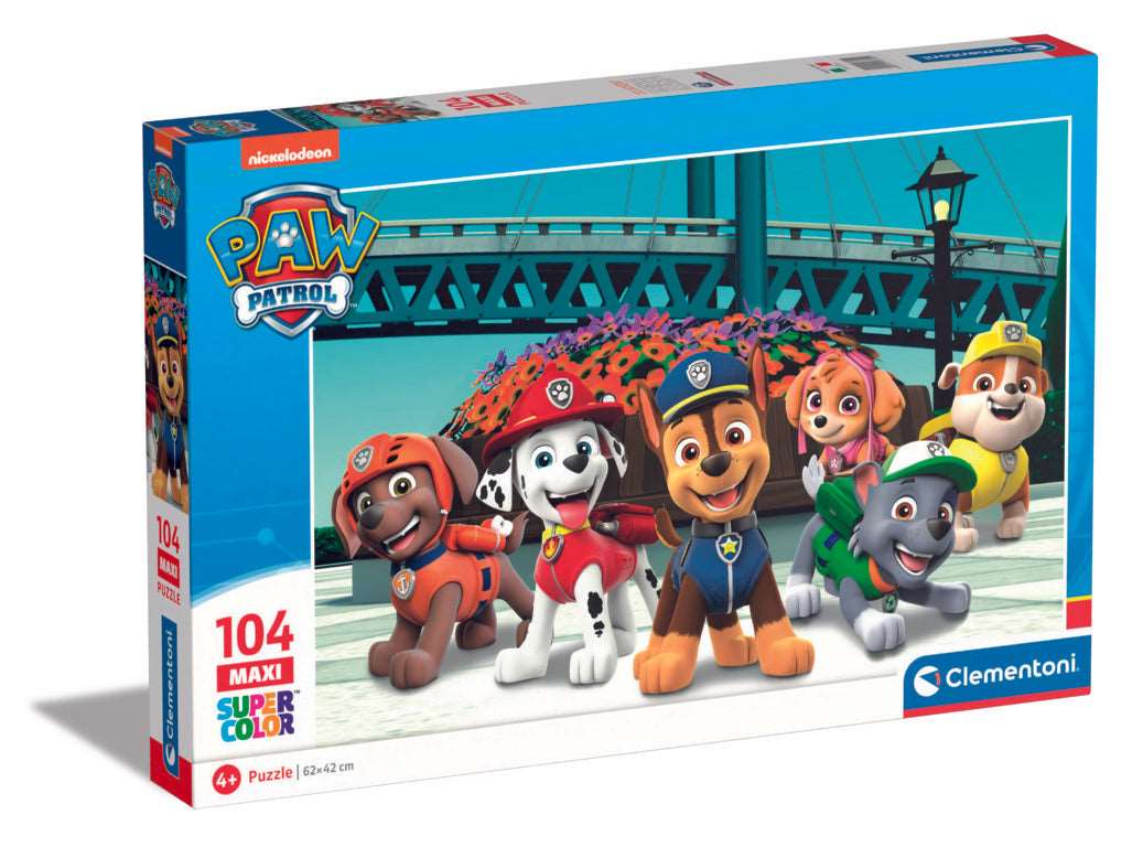 104 Piece Maxi Puzzle Supercolor: Paw Patrol - best price from Maltashopper.com CLM23755