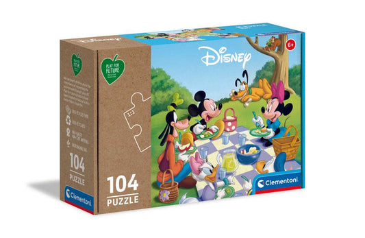 104 Piece Jigsaw Puzzle Play For Future: Mickey And Friends - best price from Maltashopper.com CLM27153