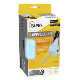 FLUFFY DUSTER WITH HANDLE + 5 WIPES