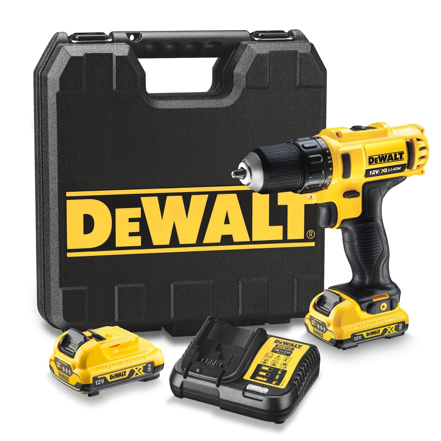 Bricocenter DEWALT 12V DRILL/DRIVER, 2 BATTERIES 2.0AH, CHARGER