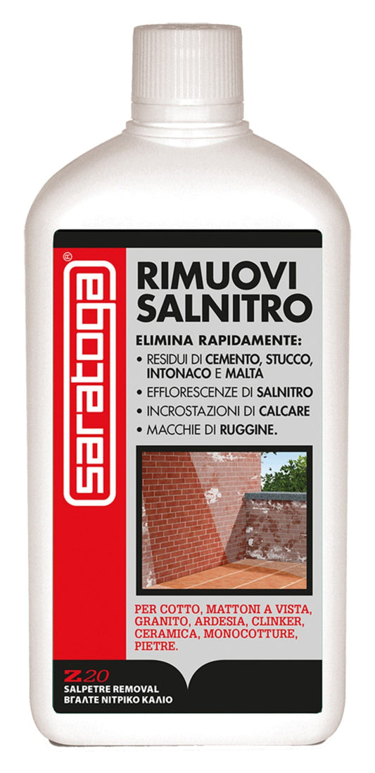 Bricocenter RIMUOVI SALNITRO, RESIDUI DI CEMENTO, STUCCO, CALCARE, MACCHIE DI RUGINE 1 LT