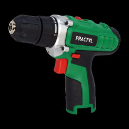 PRACTYL 12V SCREWDRIVER, 1 BATTERY 2 AH, CHARGER