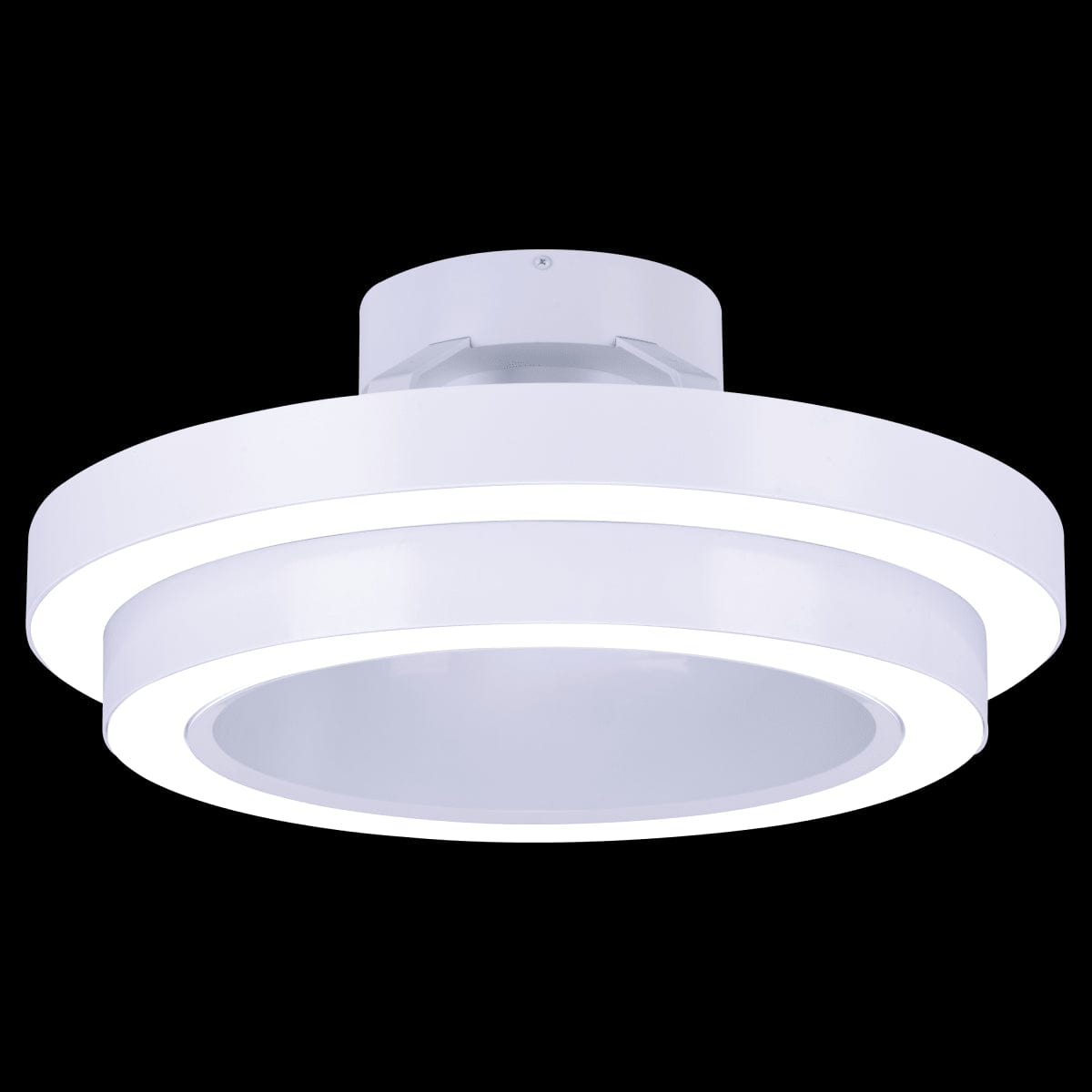 Bricocenter VENTILATORE PONANT PLASTICA BIANCO D54.5 CM LED 49W CCT DIMMERABILE