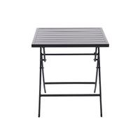 TABLE NATERIAL XARA II ORIGAMI 71X71X74 ANTHRACITE ALUMINIUM