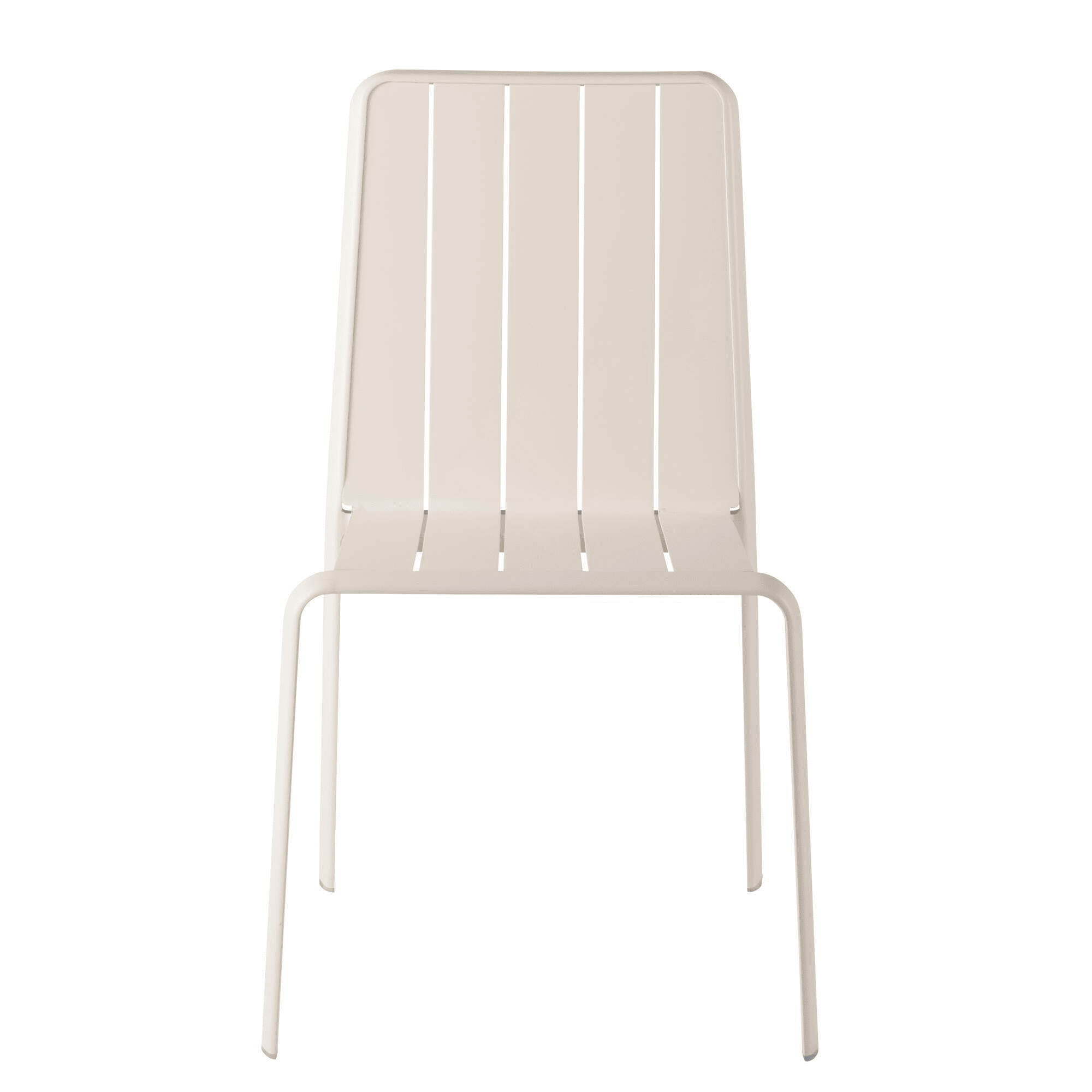 NATERIAL IDAHO FULL ALUMINIUM BEIGE DINING CHAIR
