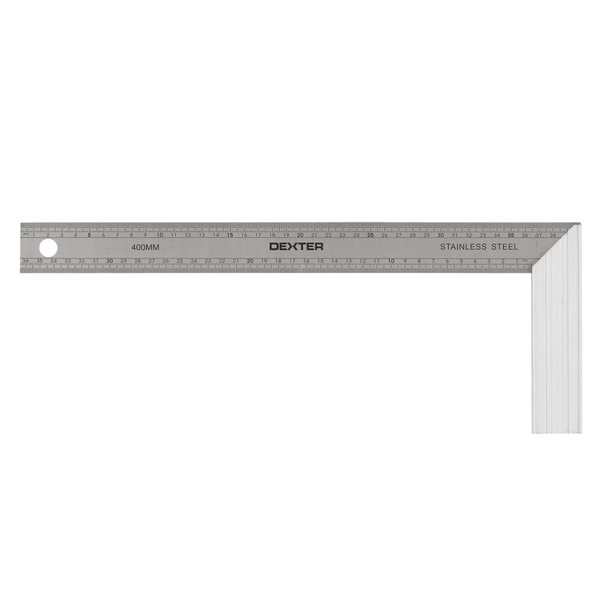 DEXTER ALUMINIUM CARPENTER'S SQUARE L 400 MM